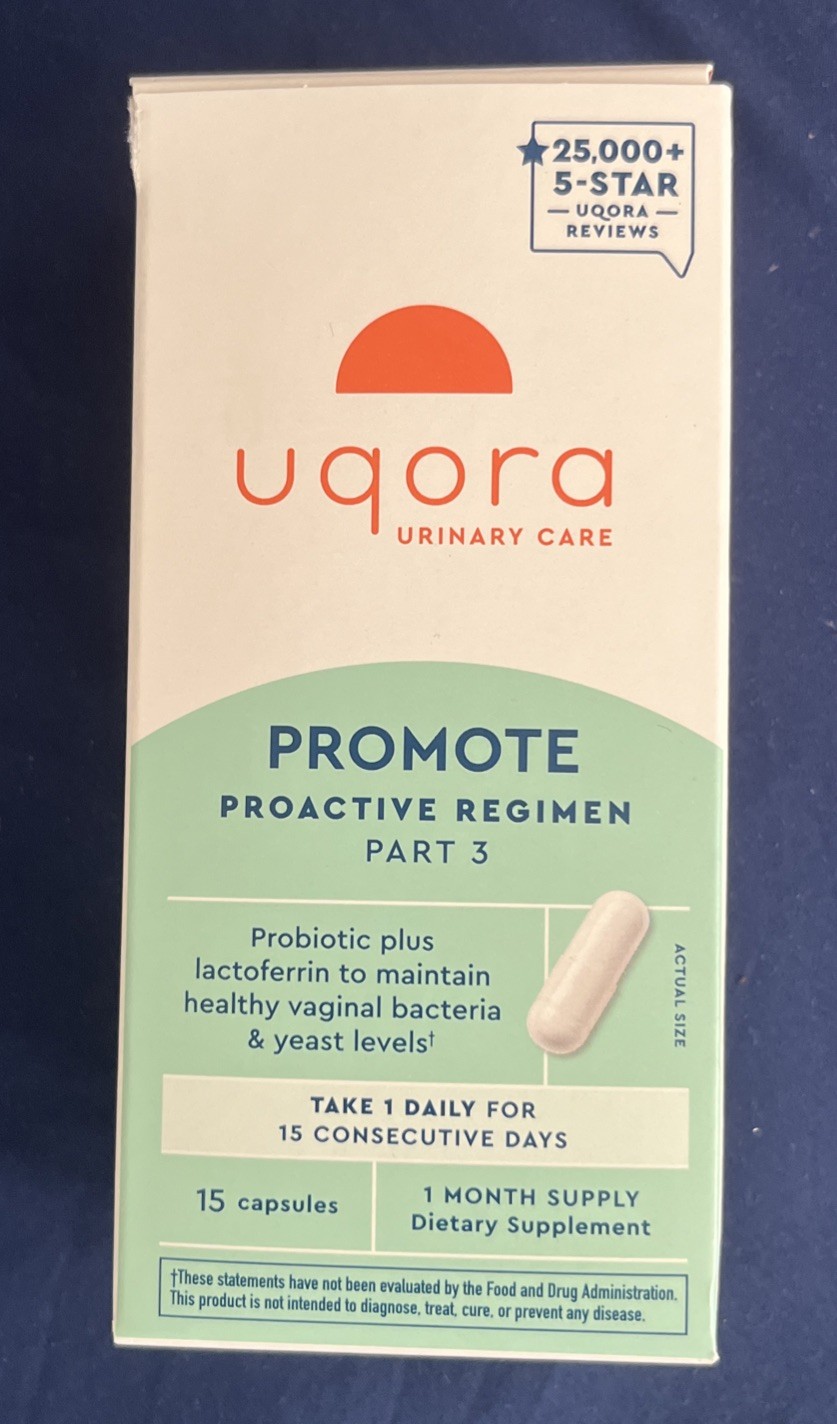 UQORA Promote Proactive Regimen Part 3 Probiotic 15 Capsules Exp 2027+