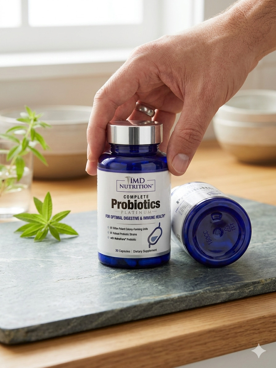 1MD Nutrition Complete Probiotics Platinum – 51 Billion CFU Digestive & Immune
