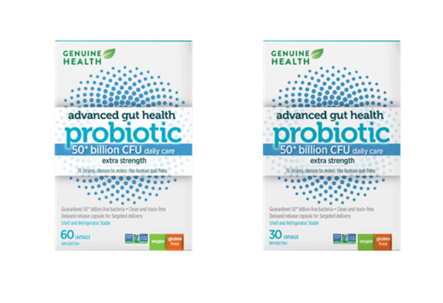 SALE OFF -Genuine Health advanced gut health probiotic extra strength 50 billion