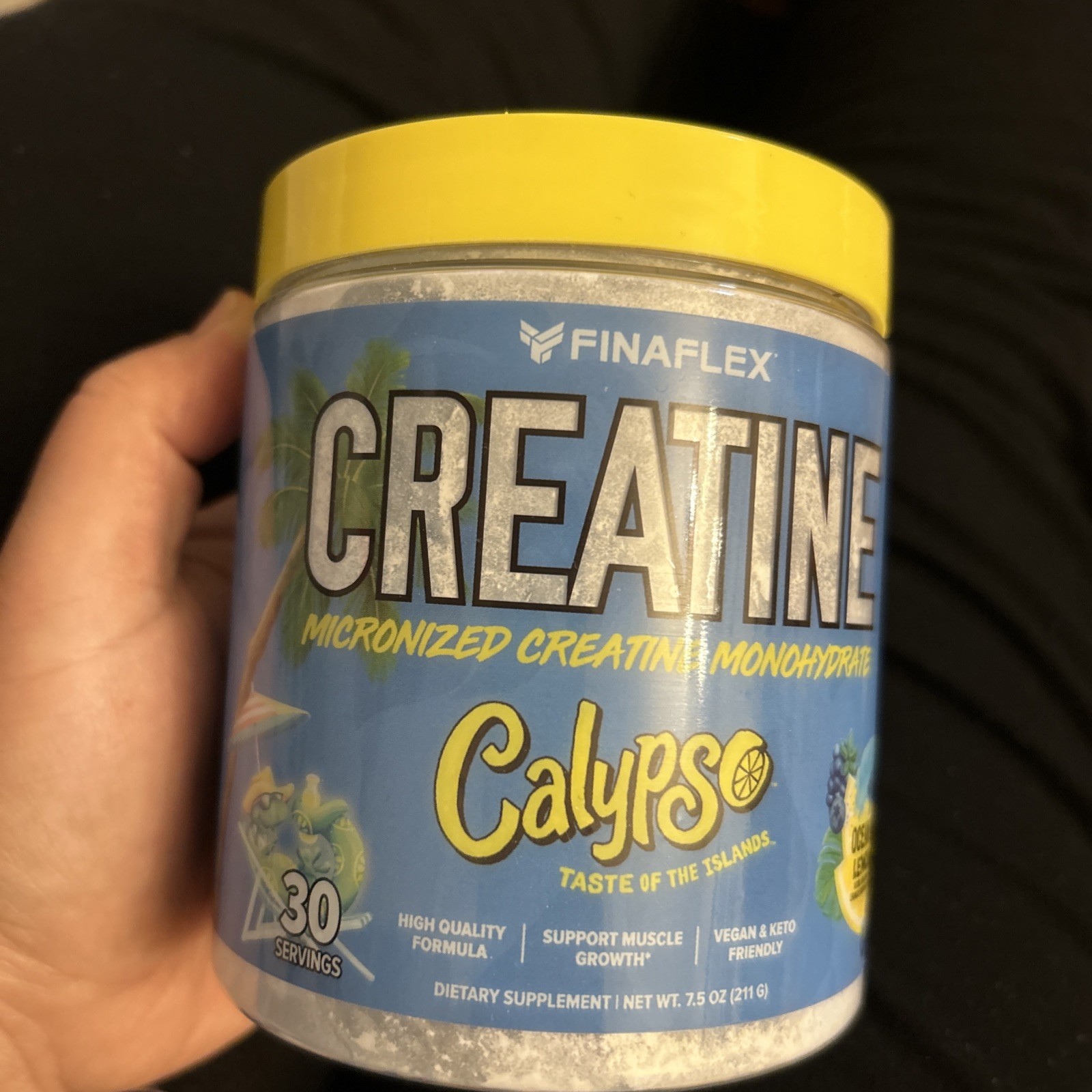 FINAFLEX Micronized Creatine Monohydrate CALYPSO COLLAB, Exp 06/2027 Lemonade