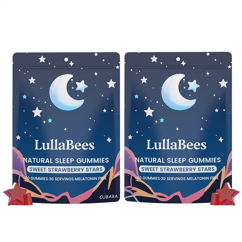 Natural Sleep Gummies 120ct – Fall Asleep Fast & Stay Asleep, Strawberry, 2-Pack
