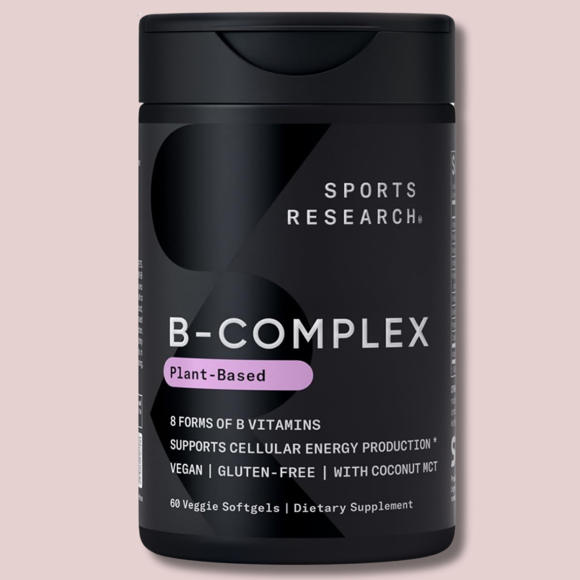 Vitamin B-Complex Full Spectrum – Biotin B12 for Energy & Metabolism 60 Softgels