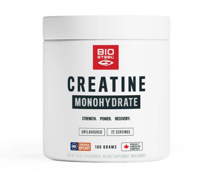 Biosteel Creatine Monohydrate Powder 72 Servings, 180g, Micronized for Muscle