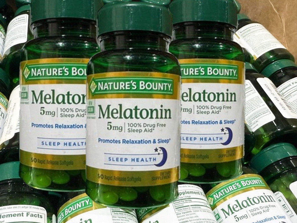 3 Pack Nature’s Bounty Melatonin 5mg 90ct Softgels Exp 10/2025 Sleep Support