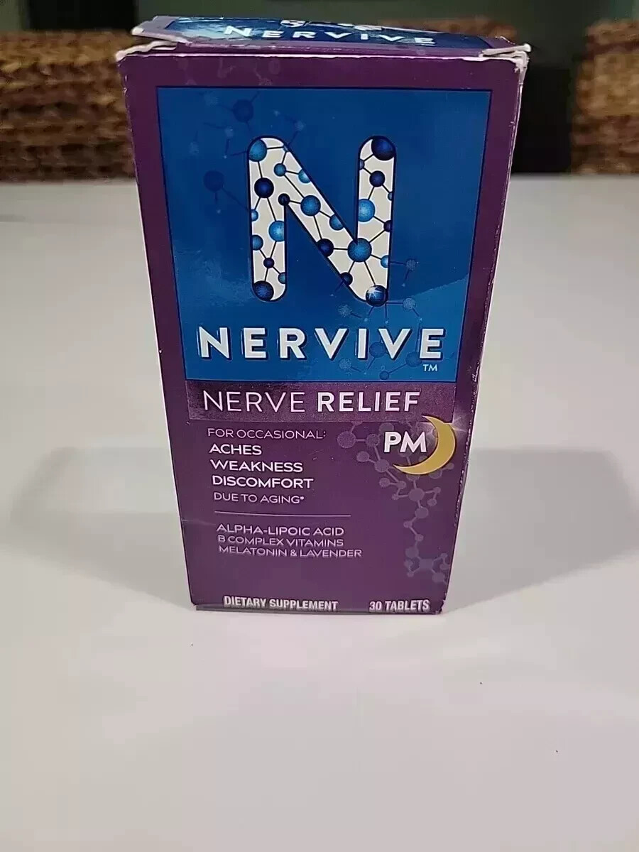 2 x Nervive PM** Nerve Relief  Weakness & Discomfort PM 60 tabs Exp- 3/2026