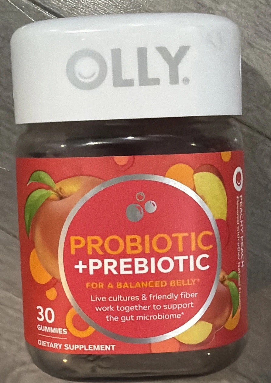 Probiotic + Prebiotic Gummy Digestive Support and Gut Health 500 Million CFUs…
