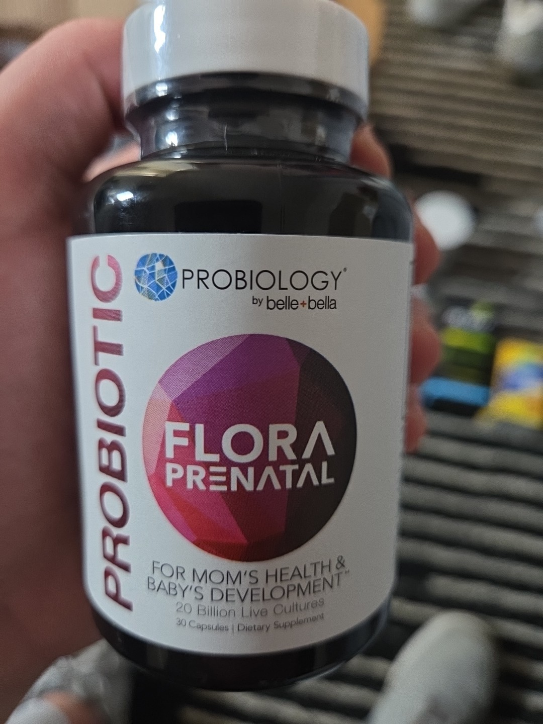 Probiotic Flora Prenatal, 20 Billion Live Cultures, 30 Capsules