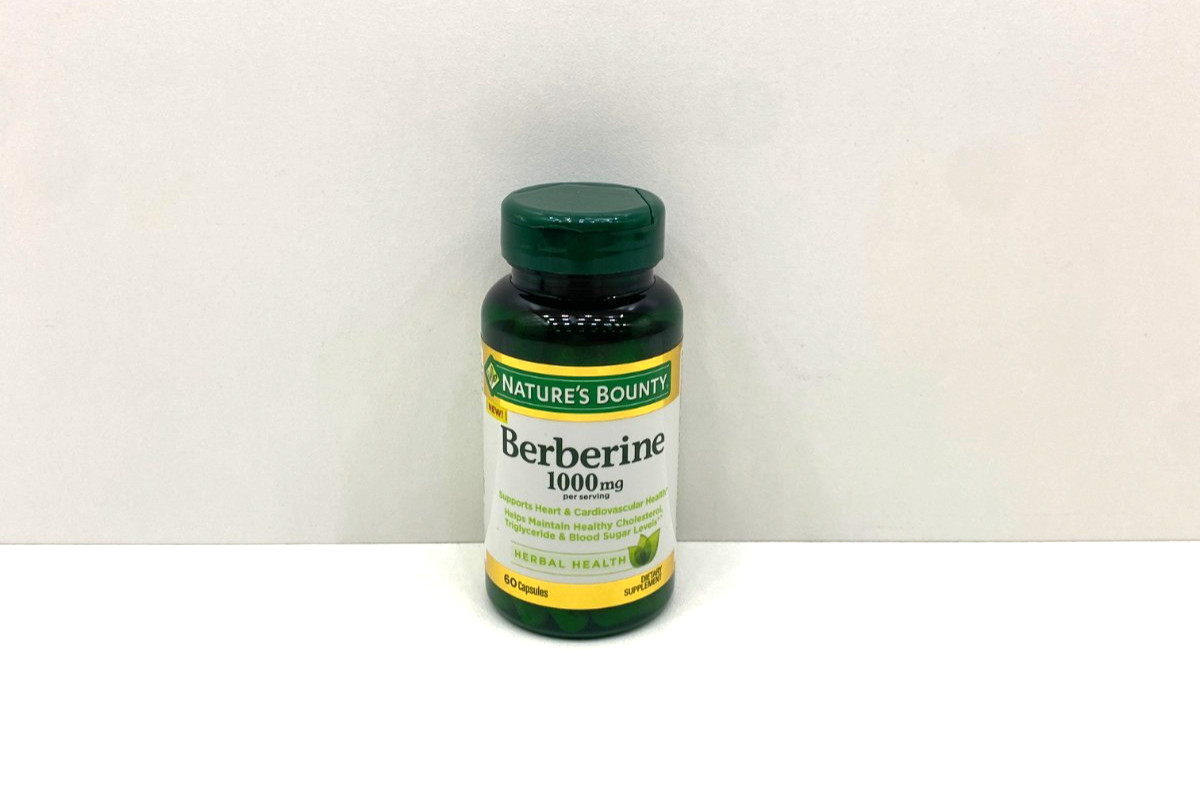 NEW Nature’s Bounty Berberine 1000 MG Herbal Health Capsules SEALED 04/2027