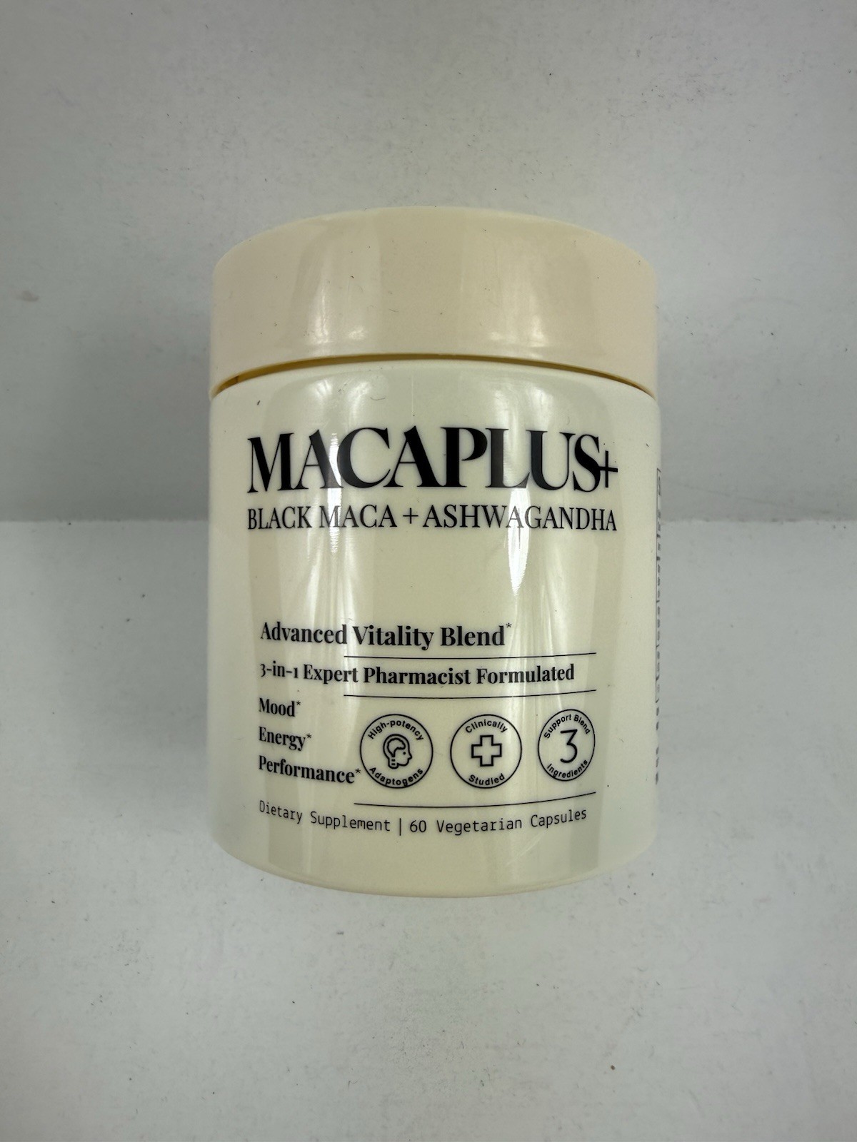 MACAPLUS+ Black Maca Root + Ashwagandha + Fenugreek – #1 Highest Potency Black M