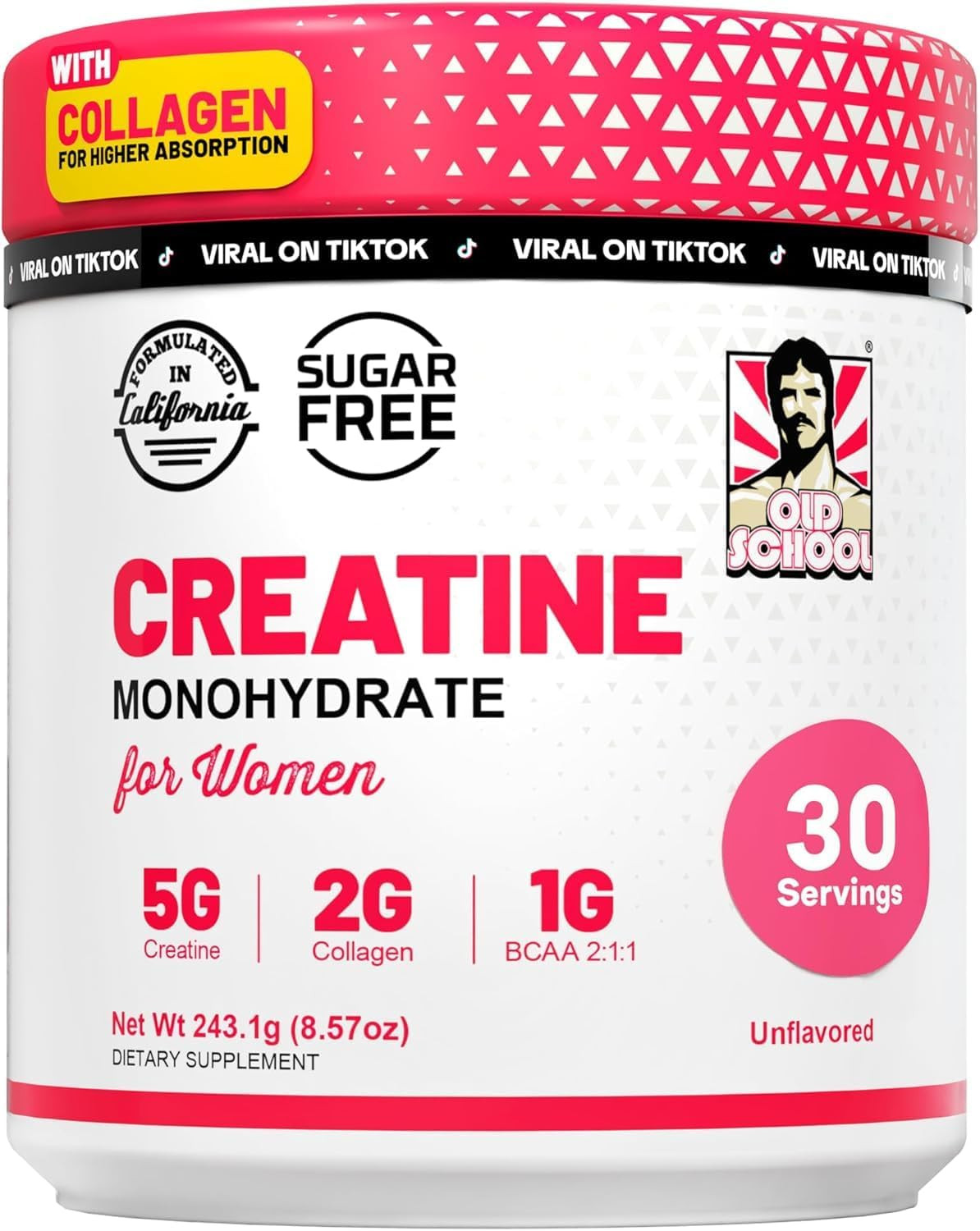 Creatine for Women Post-Workout Supplement – 5000Mg Creatine, 2000Mg Hydrolyzed