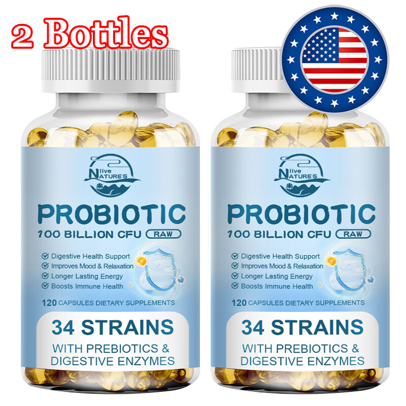 Probiotic Digestive 240 Capsules Multi Enzymes Probiotics for Digestive Health