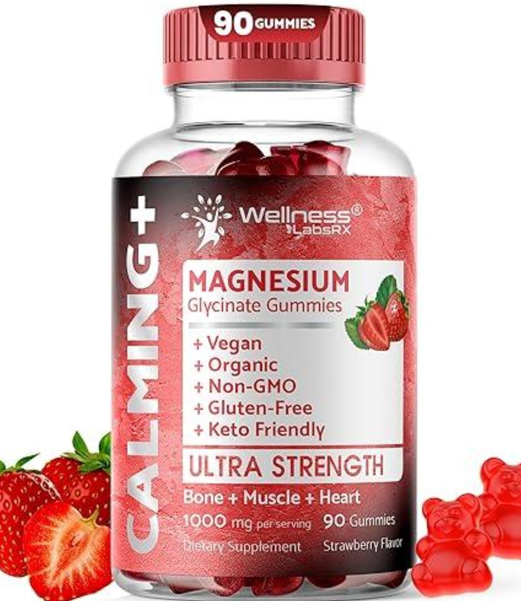 Wellness 1labsRX Magnesium Glycinate 90 Gummies