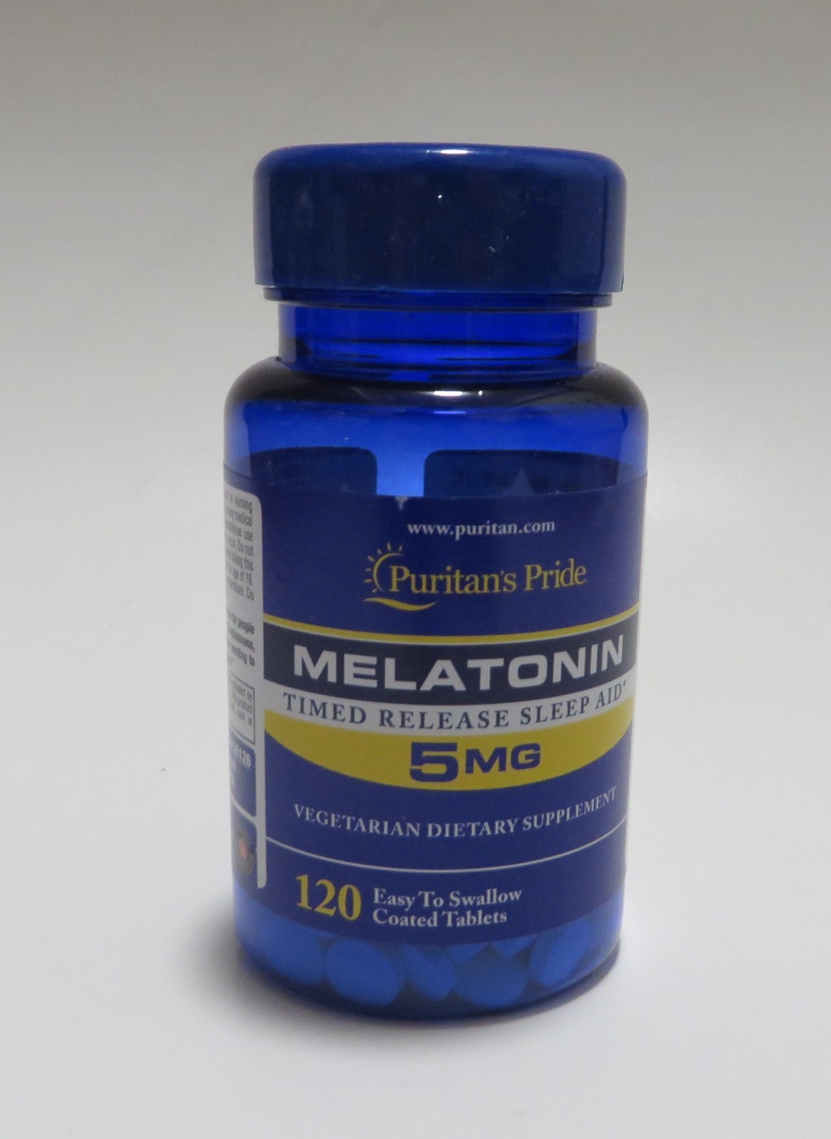 Puritan’s Pride Melatonin 5 mg Timed Release – 120 Tablets