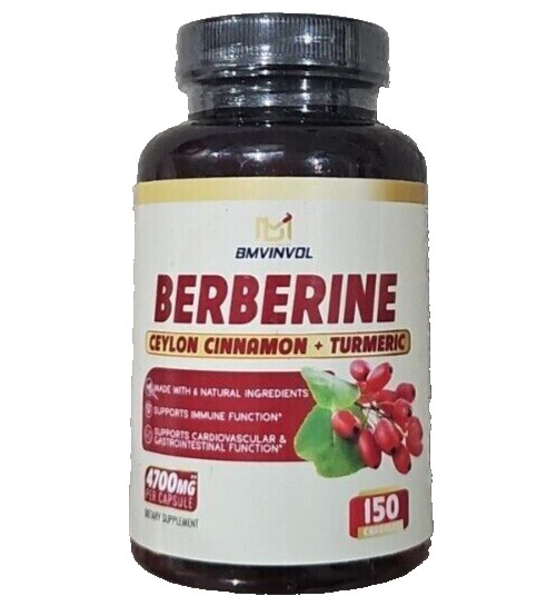 BMVINVOL Berberine Supplement 4700mg, larger 150 Ct