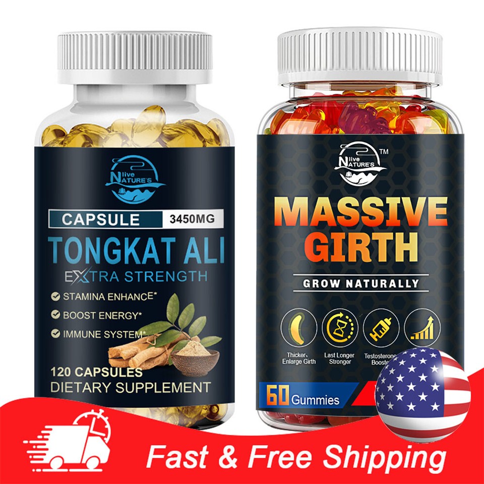 2 in 1 Max Strength Male Libido Enhancement – Stamina & Energy – Massive Girth
