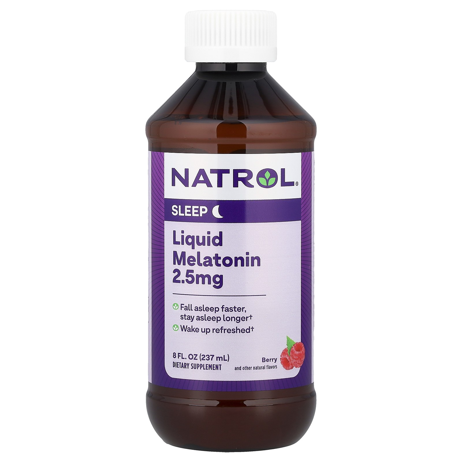 Liquid Melatonin, Berry, 2.5 mg, 8 fl oz (237 ml)