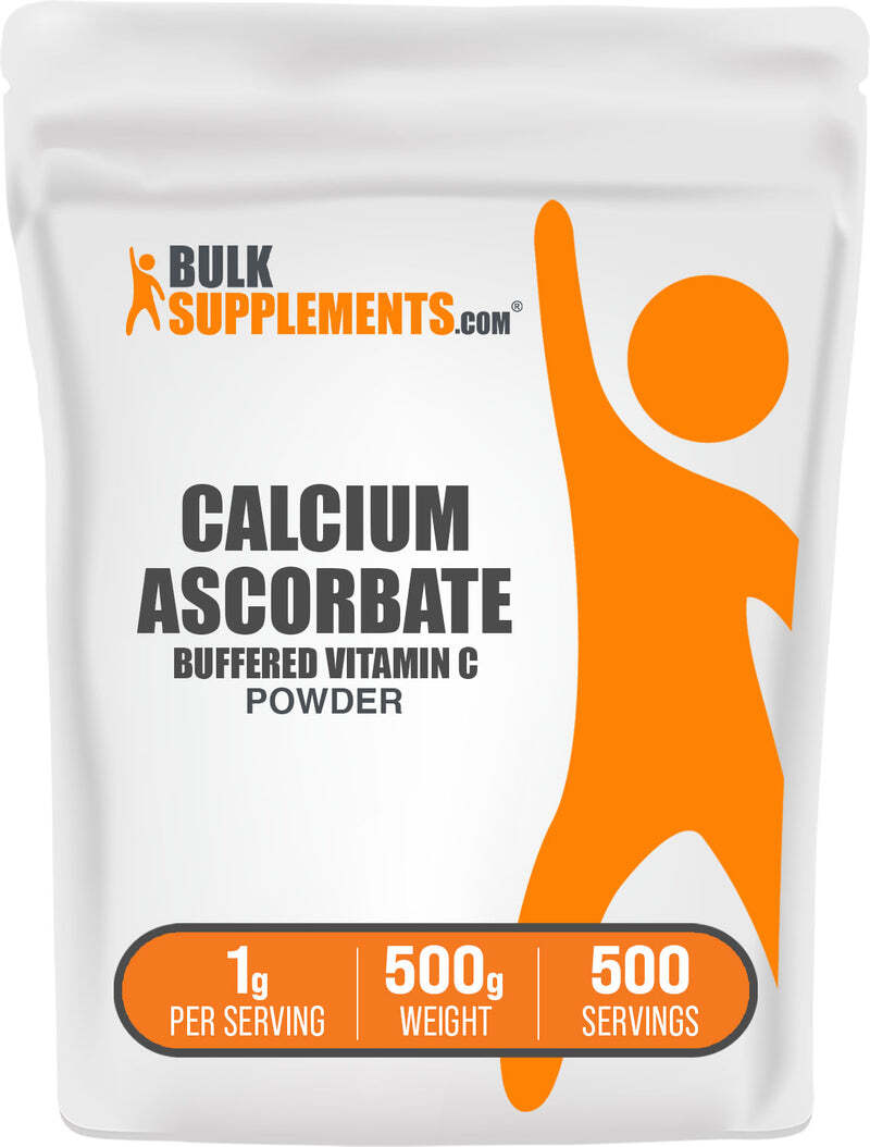 BulkSupplements Calcium Ascorbate (Vitamin C) Powder – 1000mg Per Serving