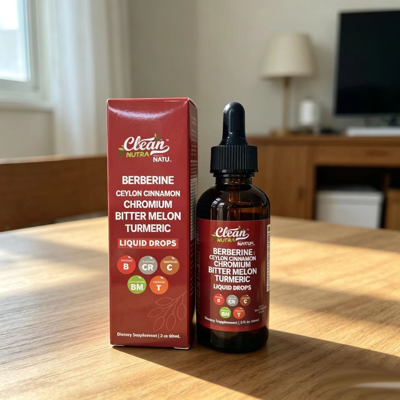 Clean Nutra 5-in-1 Berberine Liquid Drops – Blood Sugar, Metabolism & Insulin