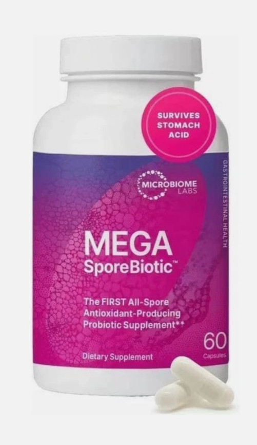 Microbiome Labs MegaSporeBiotic Dietary Supplement 60 Capsules Free Shipping