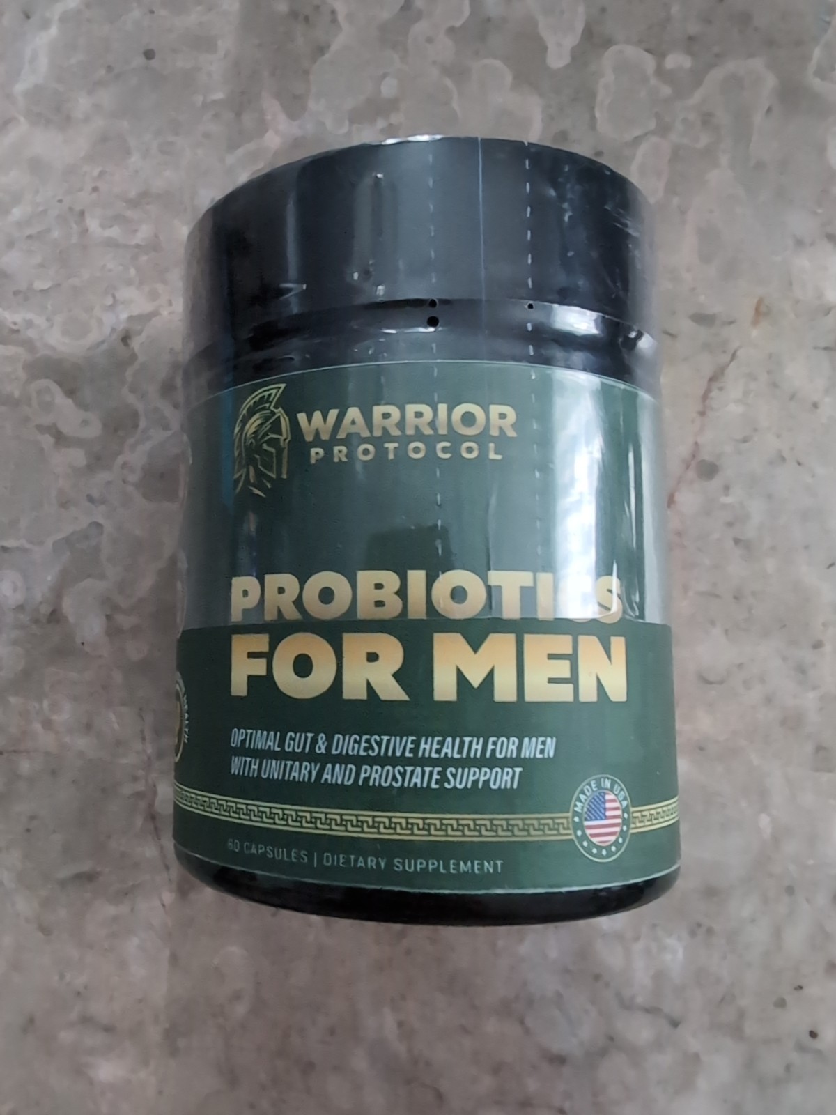 Warrior Protocol Probiotics Men for Digestive Gut Immune Prostate 60ct EXP 12/27