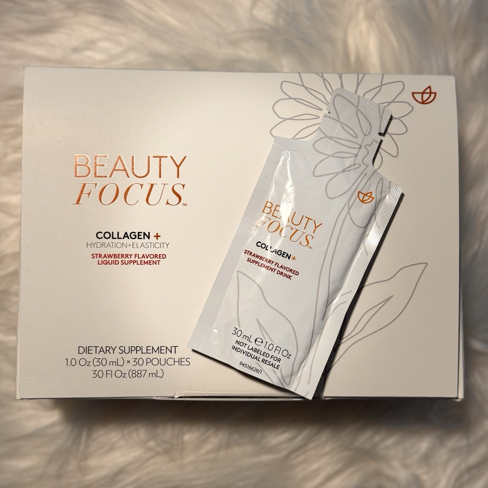 Nu Skin NuSkin Pharmanex Beauty Focus Collagen [STRAWBERRY] Exp 11/26 NEW SEALED