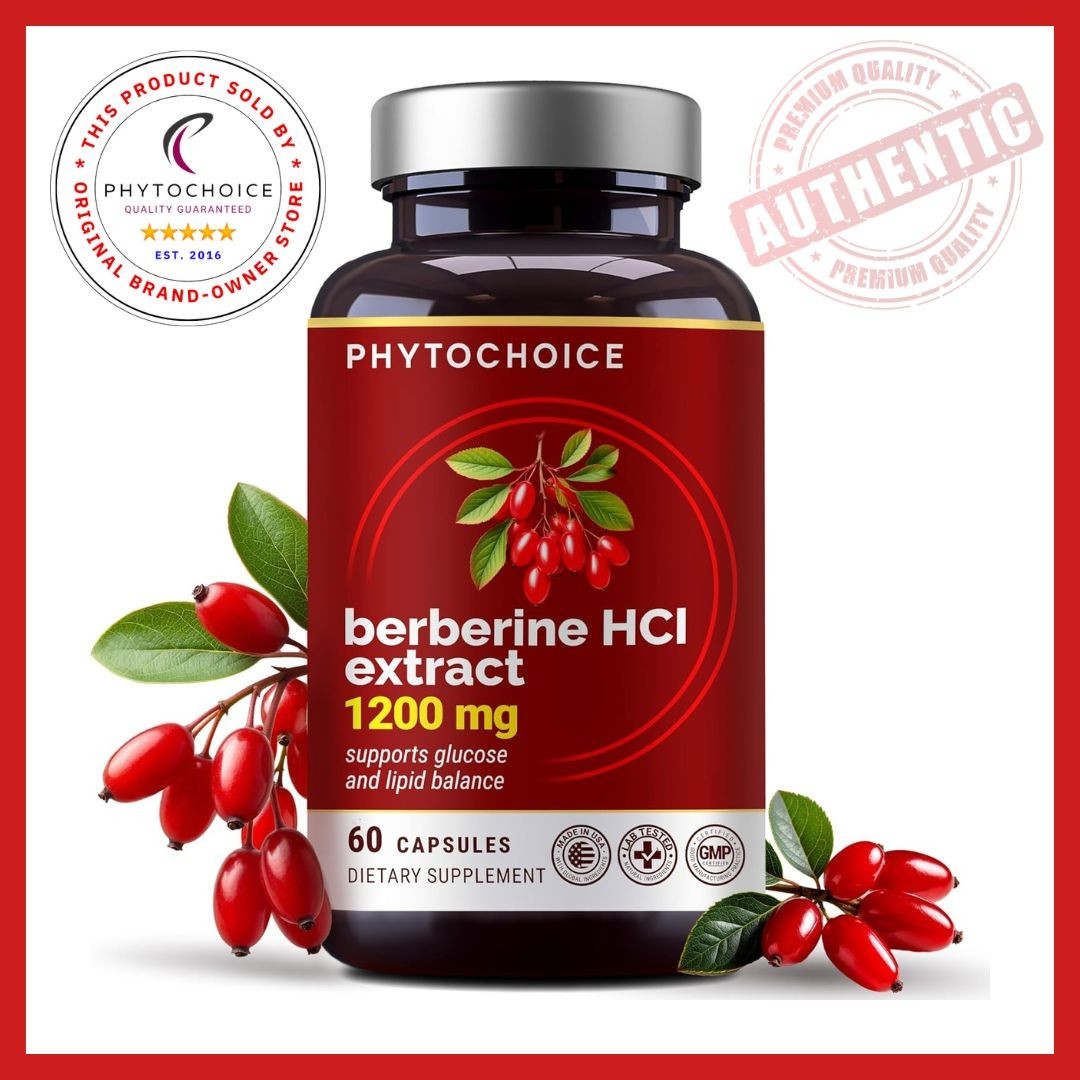 Premium Berberine HCL 1200mg High Potency Anti-inflammatory,Blood Sugar Support