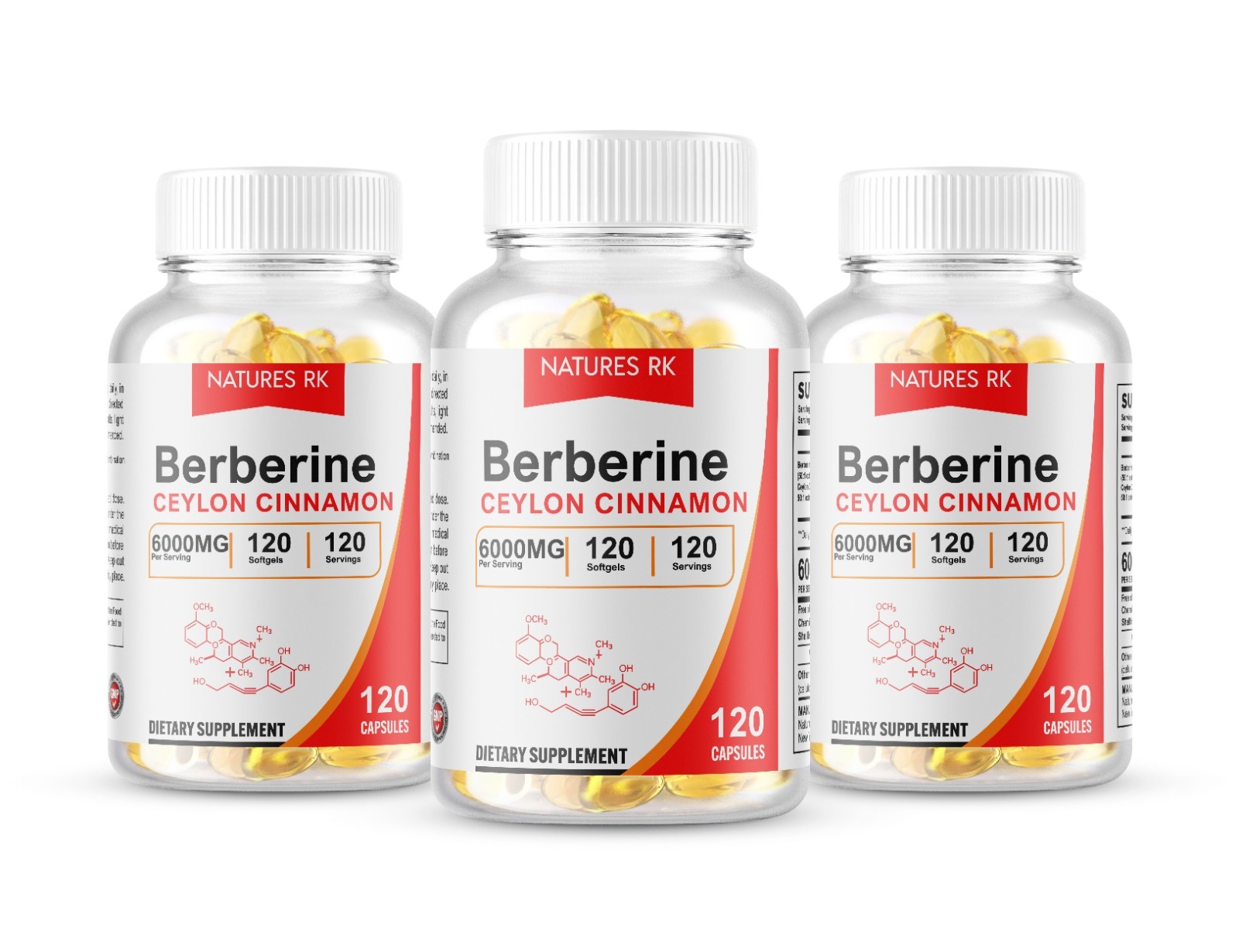 360 Berberine with Ceylon Cinnamon 5000mg Softgels