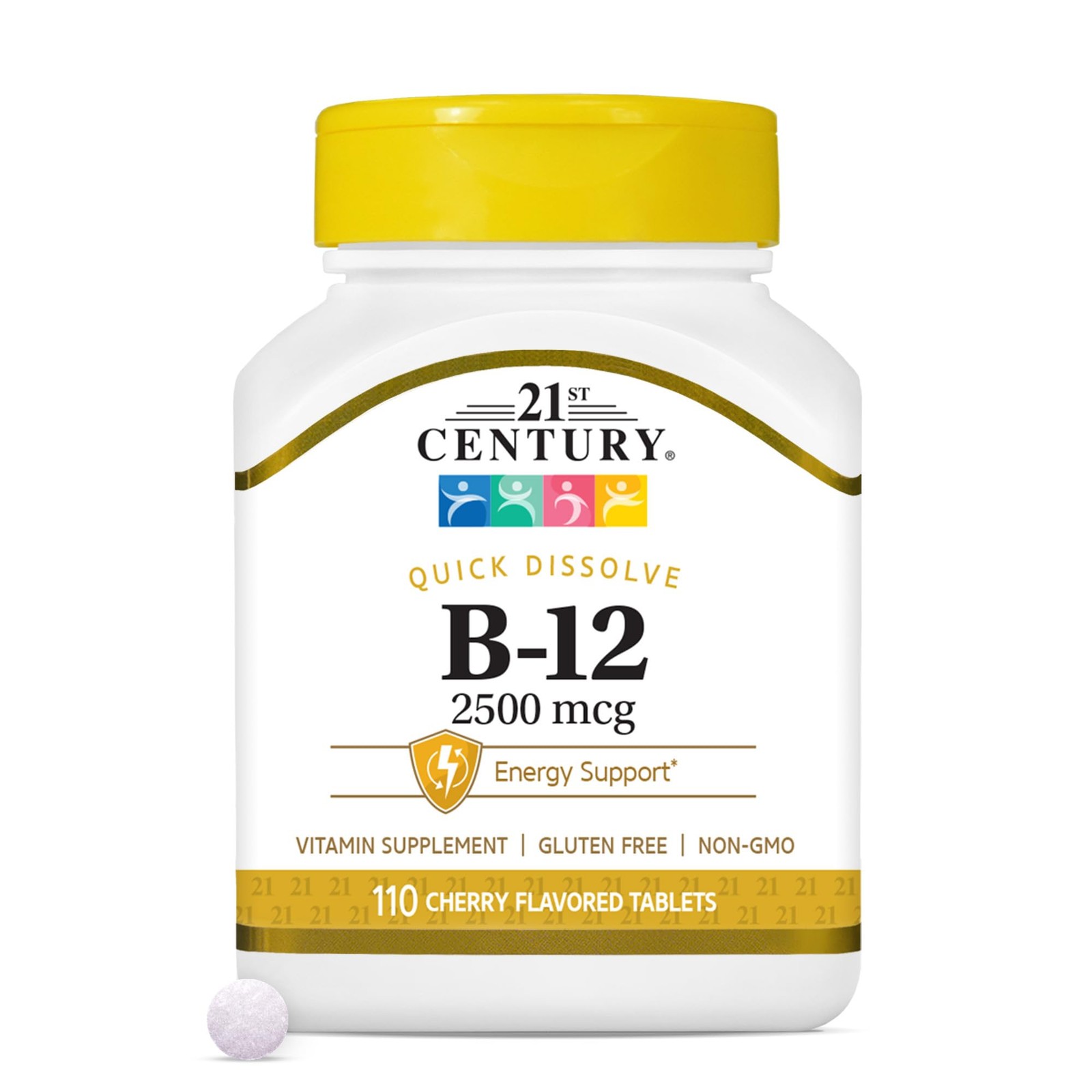 21st Century B 12 2500 110 Count (Pack of 1), Artificial Flavors Or Colors