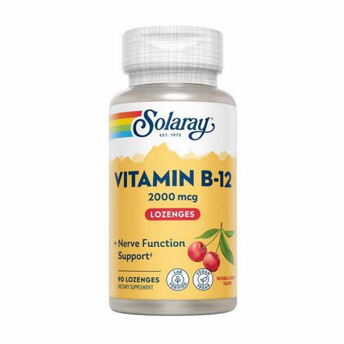 Vitamin B-12 Natural Cherry 90 Lozenges 2000 Mcg