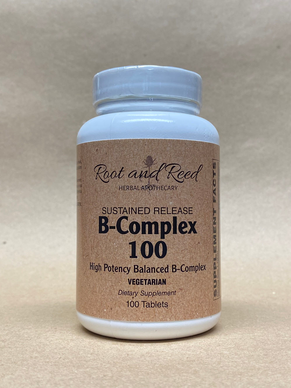 B-Complex Vitamins 100 – High Potency Sustained-Release Tablets