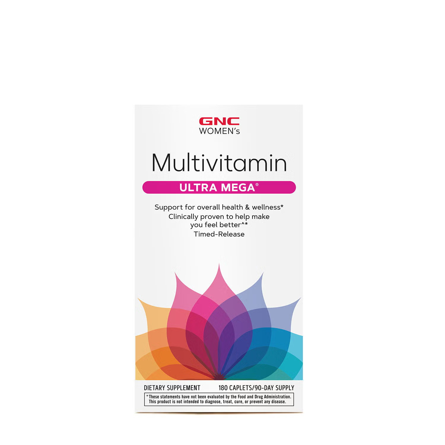 GNC Women’s Multivitamin Ultra Mega Caplets – 180 Count – 02/27 Exp