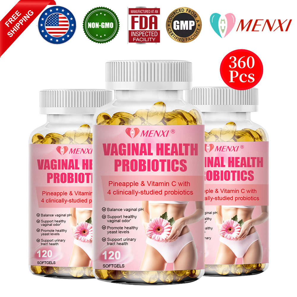 3 PACKS Vaginal Probiotics for Women pH Balance w/ Prebiotic Women’s Probiotic