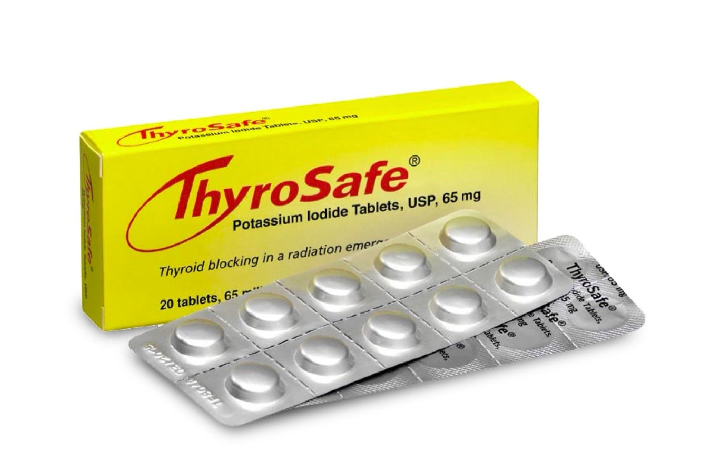 ThyroSafe 65mg Potassium Iodide Tablets (20 Pack)
