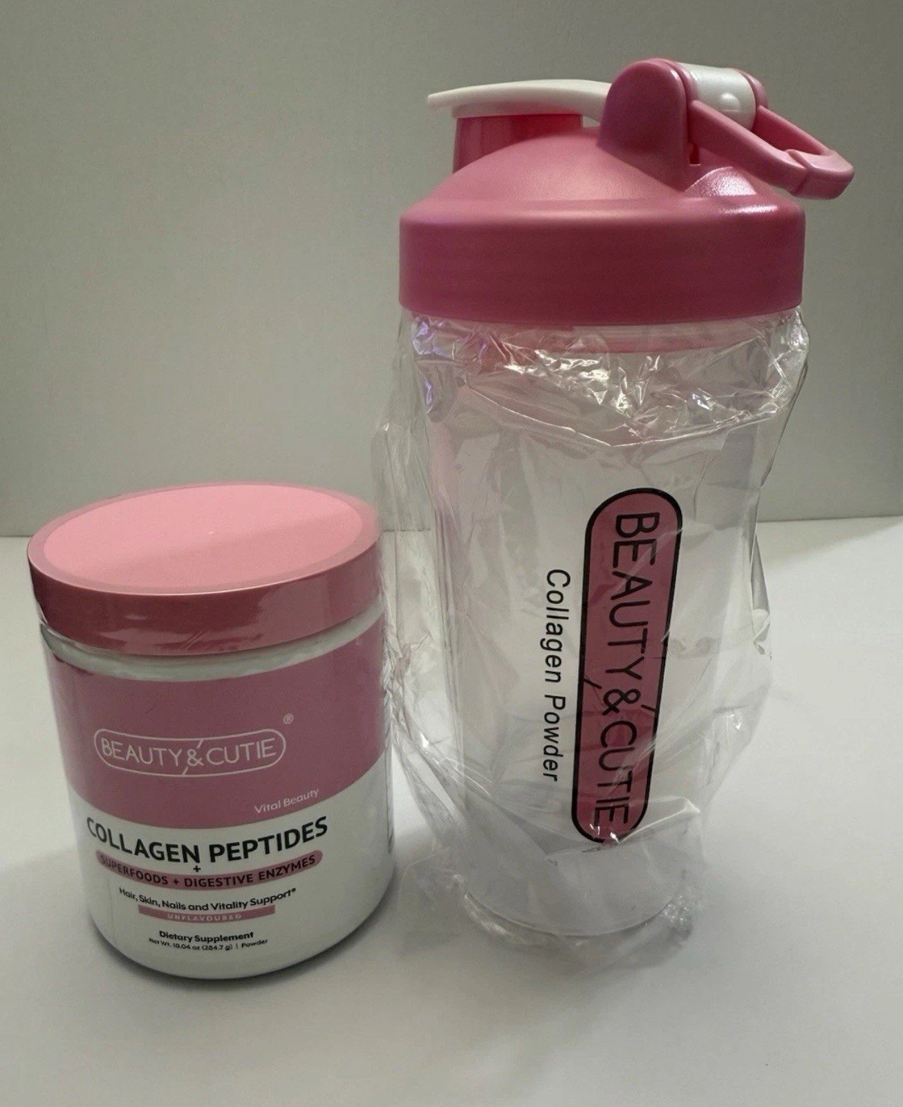 Collagen Peptides Powder with Superfoods/Digestive Enzymes & Shaker bottle 10oz