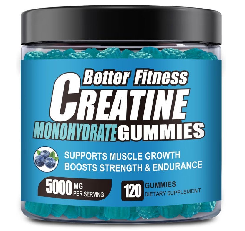 150 Counts Creatine Monohydrate Gummies – Increase Strength and Build Muscle