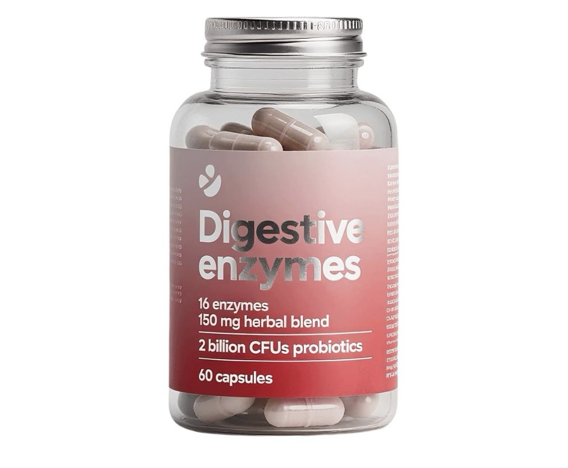 Probiotics with 2 billion CFU and 16 digestive enzymes – Supports digestion