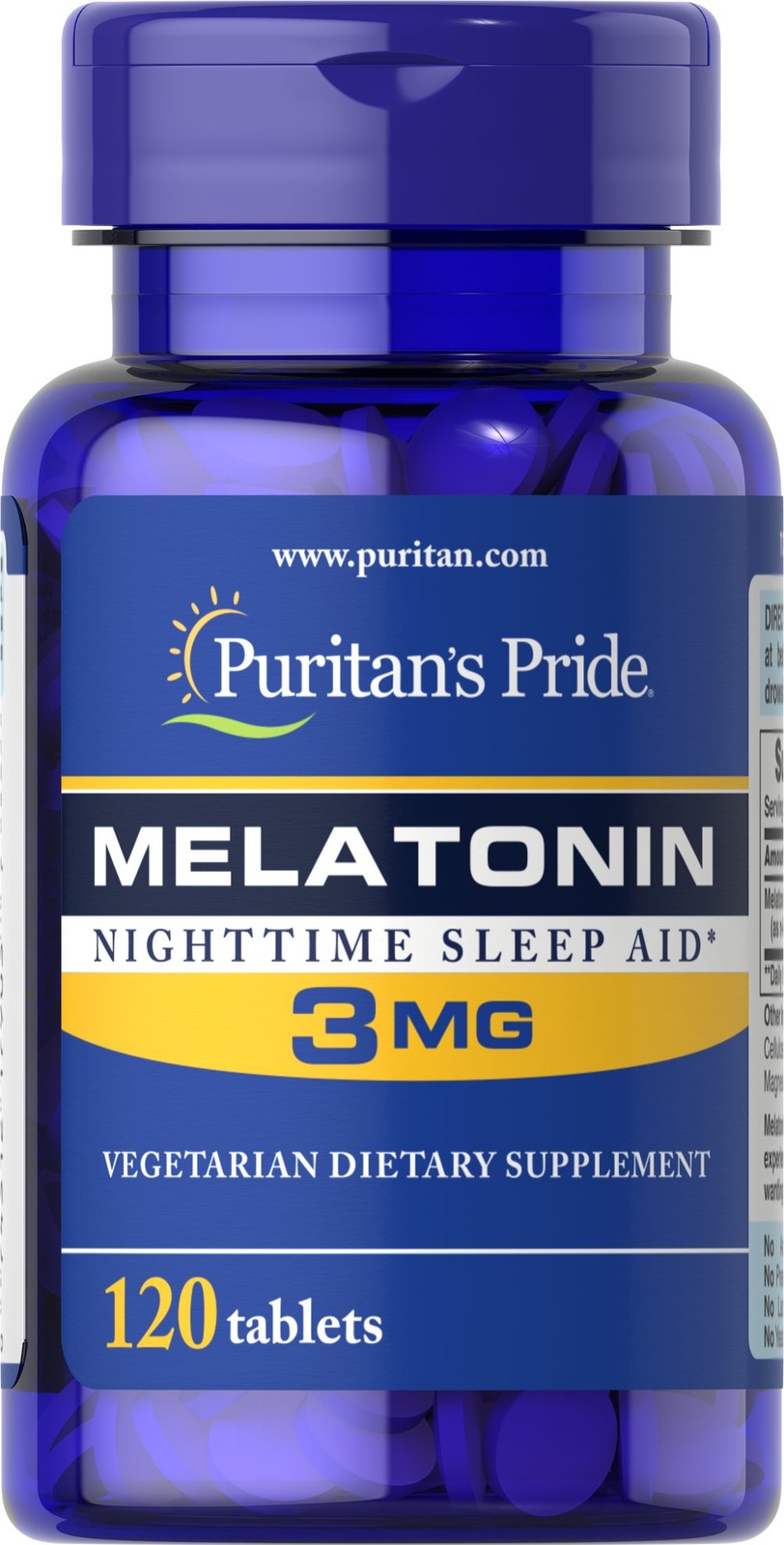 Puritan’s Pride Melatonin 3 mg – 120 Tablets