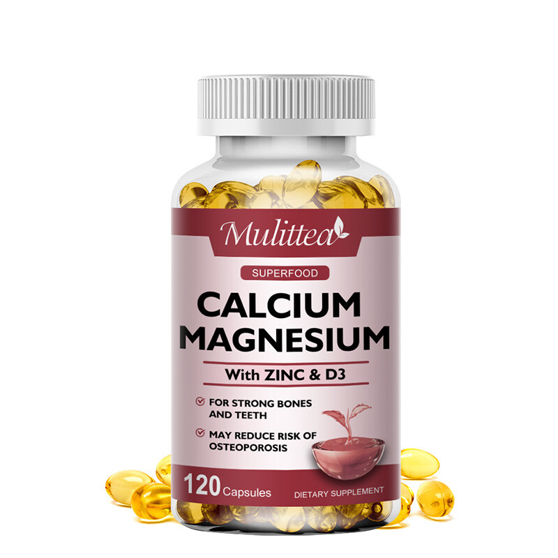 Calcium 1200mg with Vitamin D3 Supplement for Strong Bones & Muscle Support