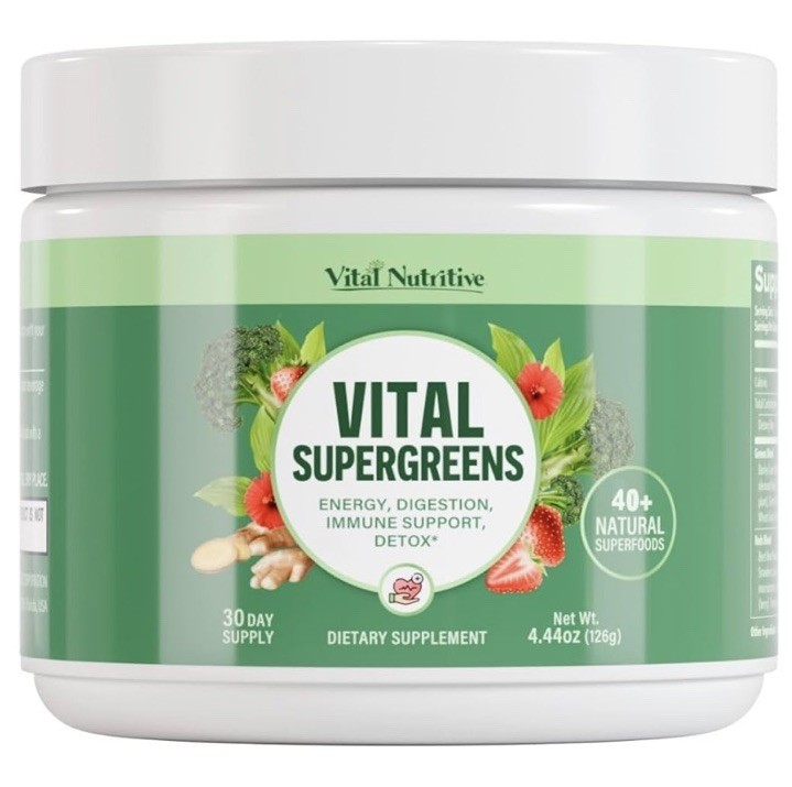 Vital Nutritive Vital Supergreens With Probiotics Super Greens For Energy Gut ..