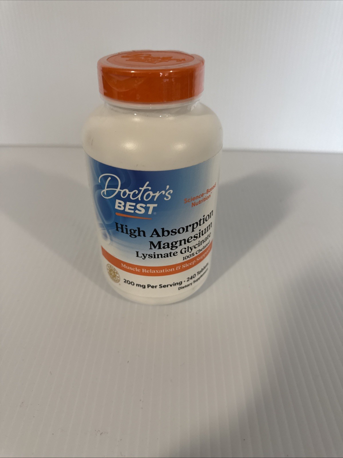 Doctor’s Best High Absorption Magnesium 100% Chelated 200 mg 240 Tabs