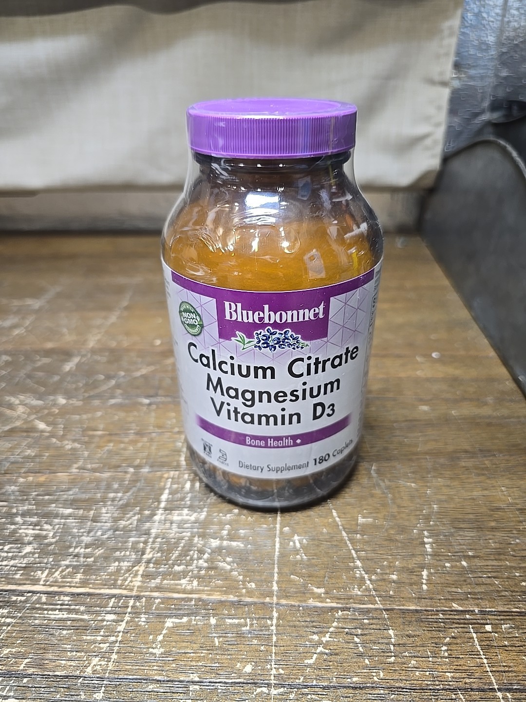 Bluebonnet Calcium Citrate Magnesium & Vitamin D3 180 Caplets