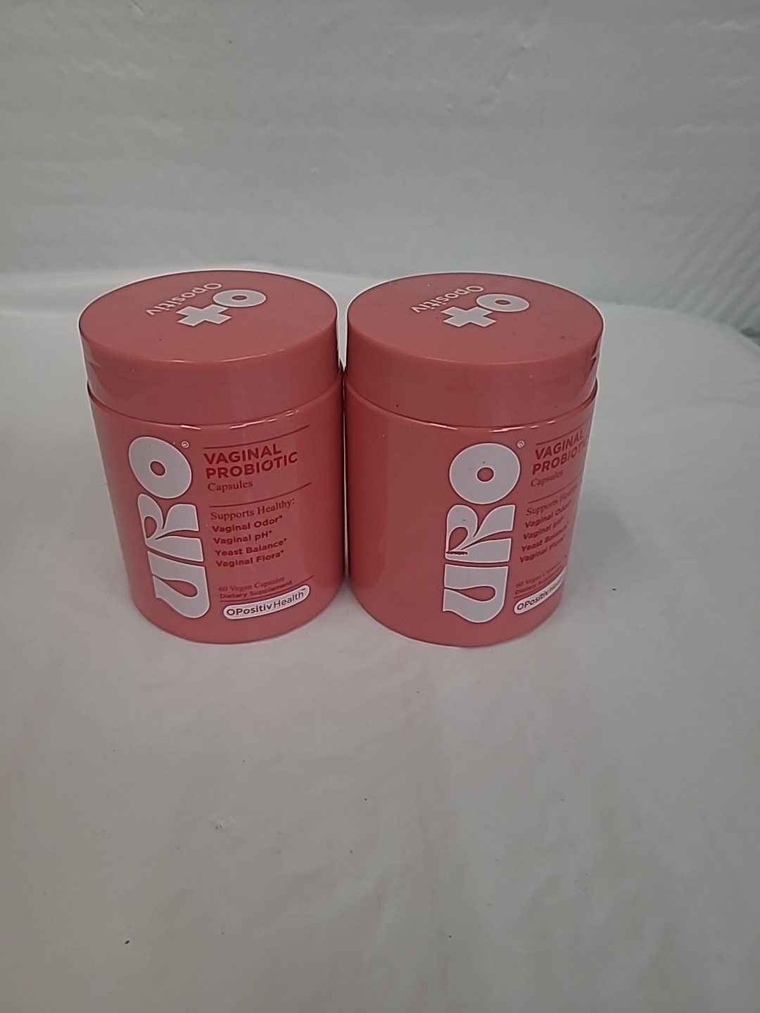 2 URO Vaginal Probiotics for Women pH Balance with Prebiotics & Lactobacillus
