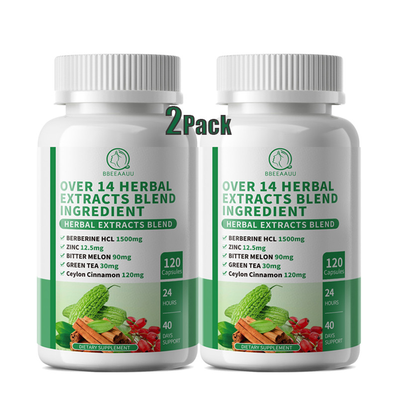 240 Pills Berberine Hcl 1500Mg High Abosorption for Blood Sugar & Immune