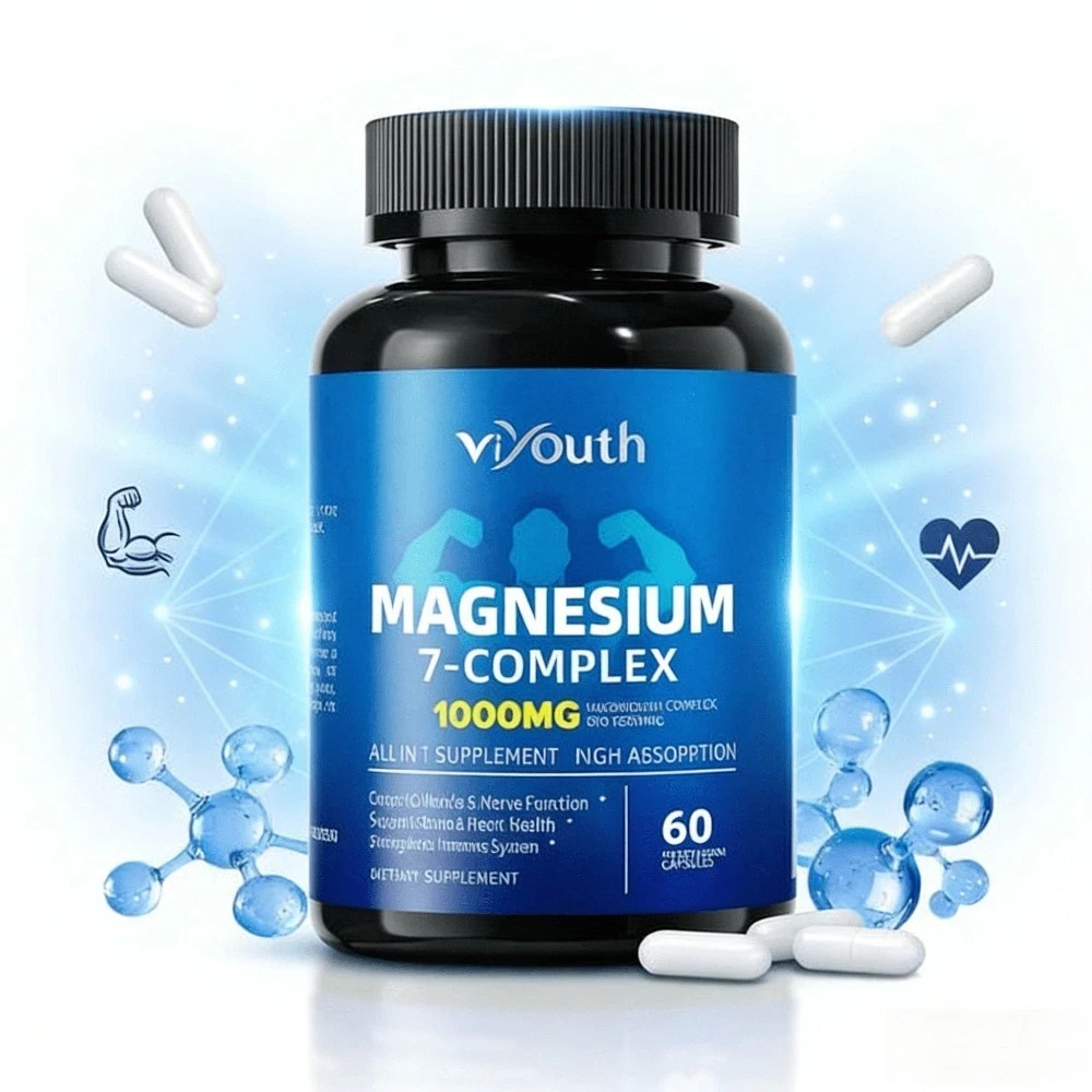 7-Form Magnesium Complex 1000mg | Promotes Relaxation, Sleep & Stress Relief