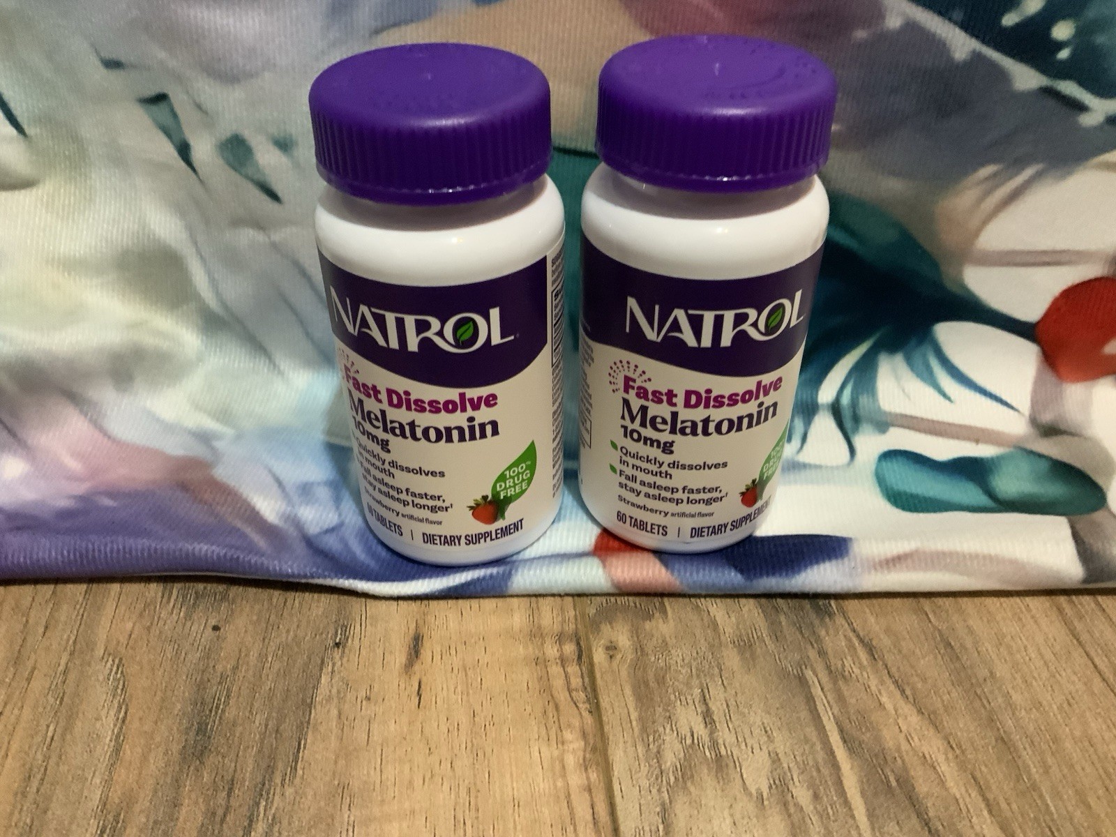 2~Natrol 10mg Melatonin SleepCitrus Tablets – 120 TOTAL CT. EXP: 2027