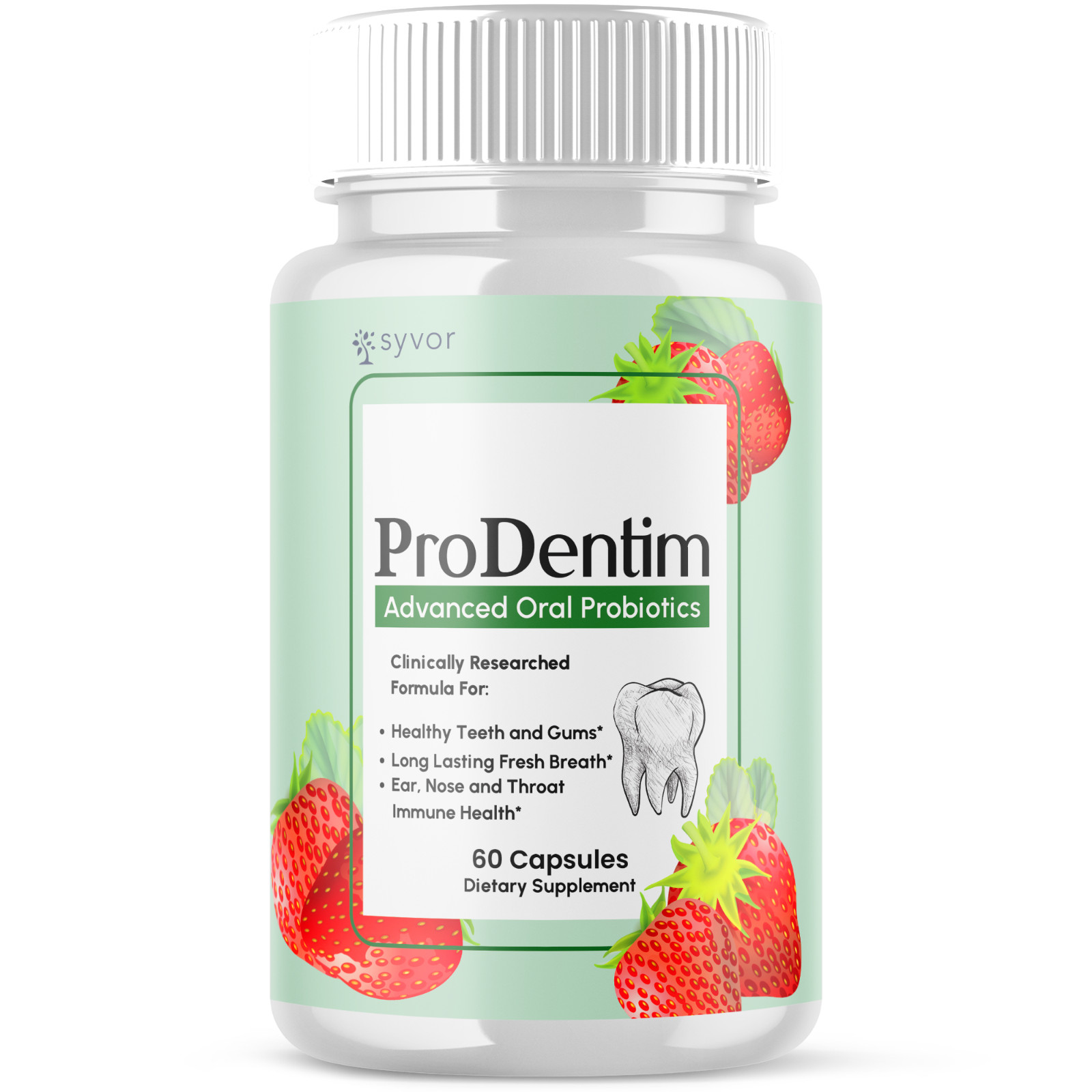(1 Pack) Prodentim Oral Probiotic Support for Healthy Teeth & Gums 60 Capsules