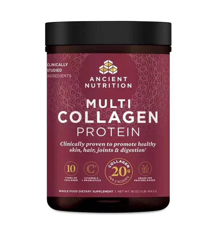 Pack of 3 – Ancient Nutrition Multi Collagen Protein 16oz / 454.5g free Shipping