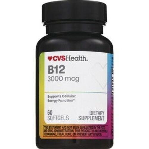CVS Health Vitamin B-12 Softgels, 60 ct