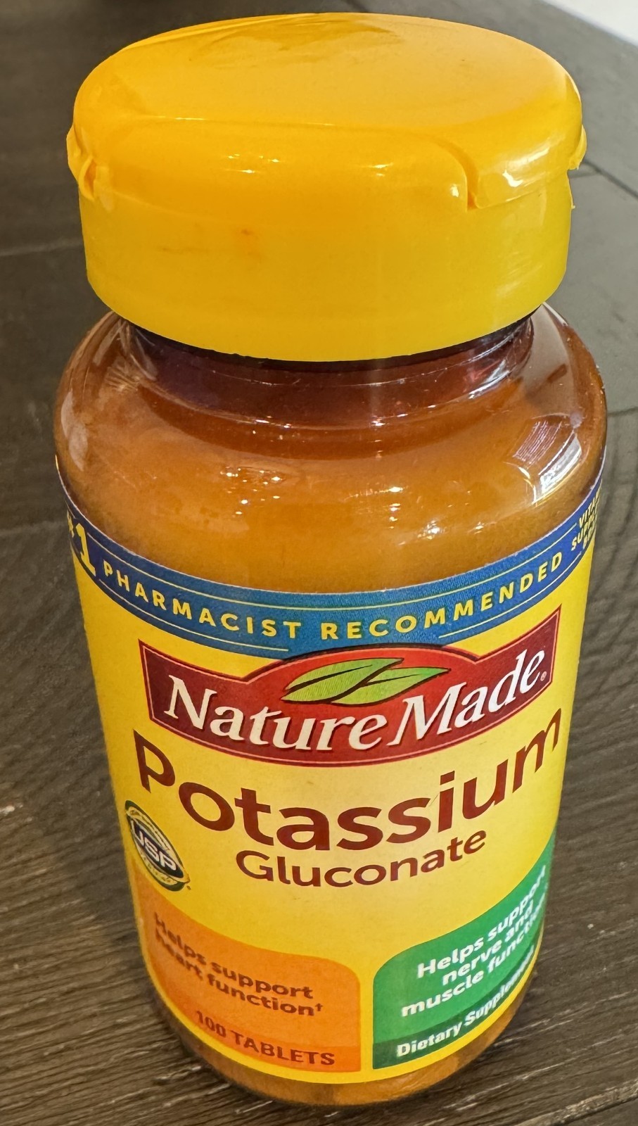 Nature Made Potassium Gluconate 100 Count Exp 7/2029
