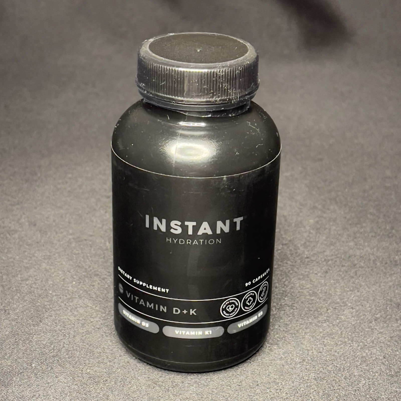 Instant Hydration Vitamin D+K 90 Capsules Dietary Supplement